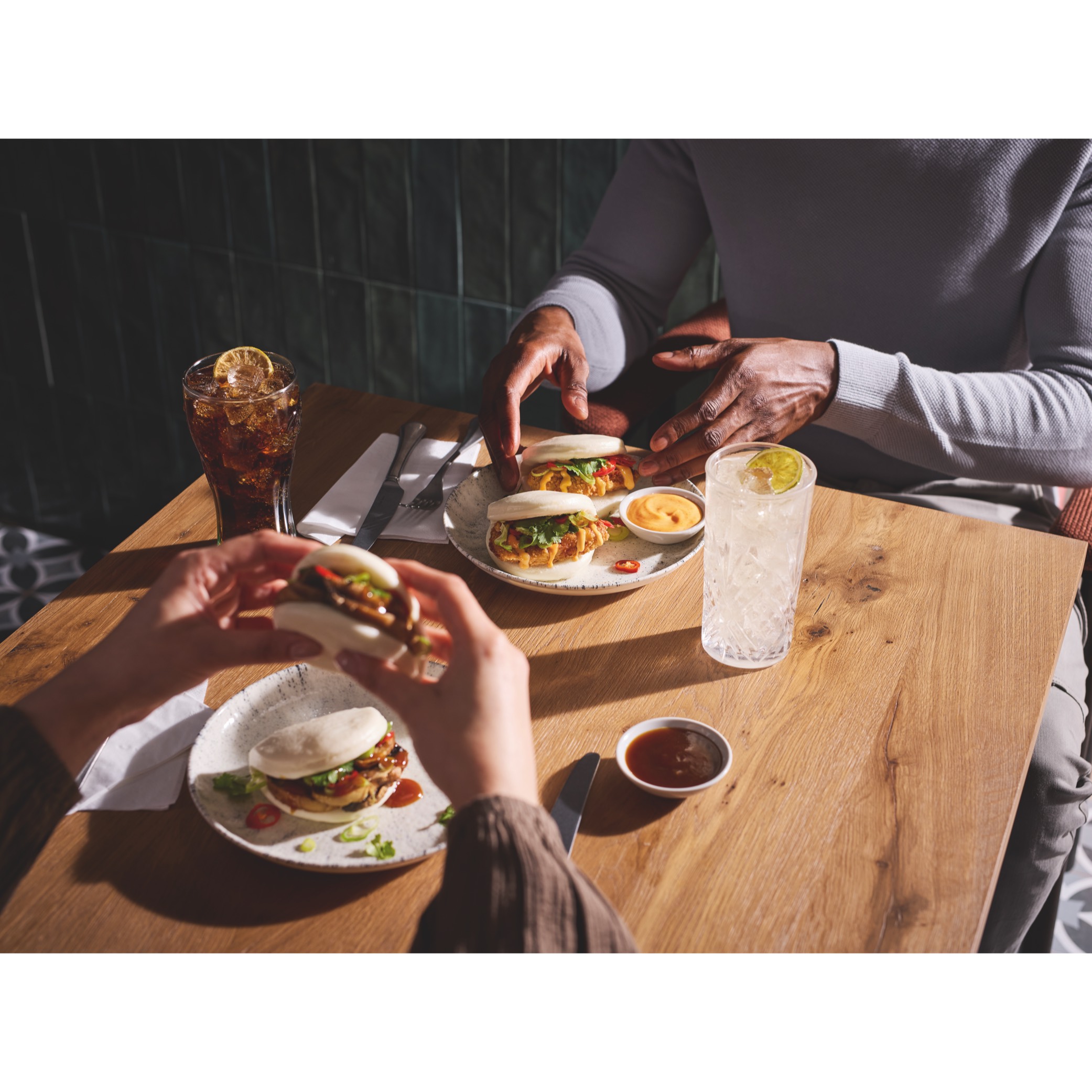 Premier Inn main menu - Bao Buns