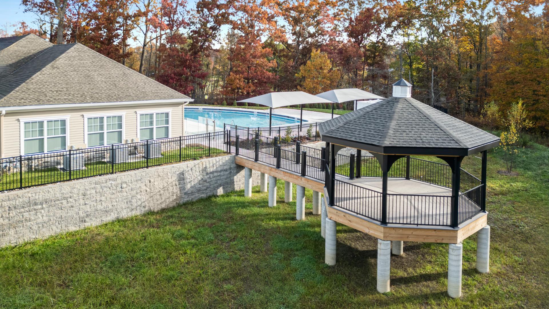 Relax, refresh, and enjoy sunny days at the community&rsquo;s outdoor pool