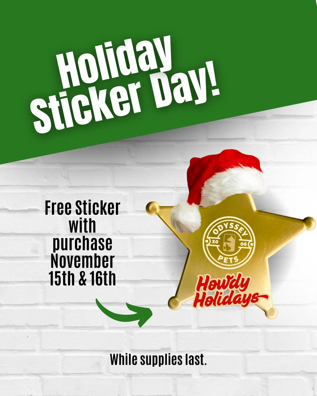 Image of Local Pet Event Holiday Sticker Day Nearby