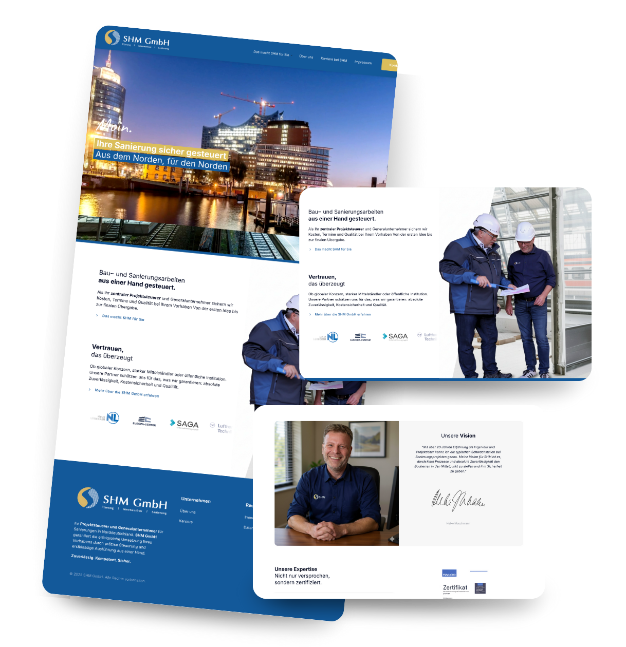 Bilder webseita Webdesign