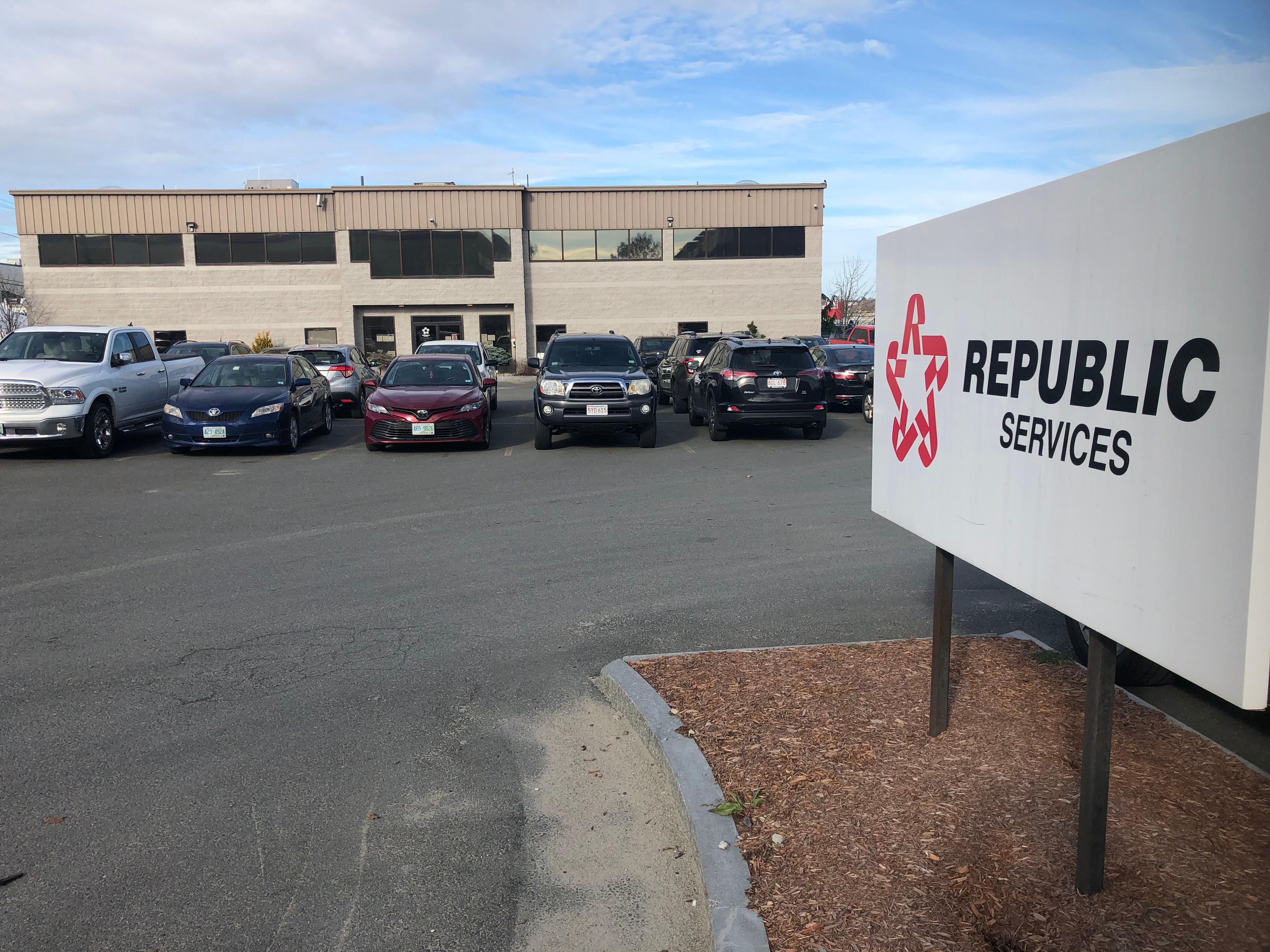 Republic Services Revere MA Hauling Facility and Signage