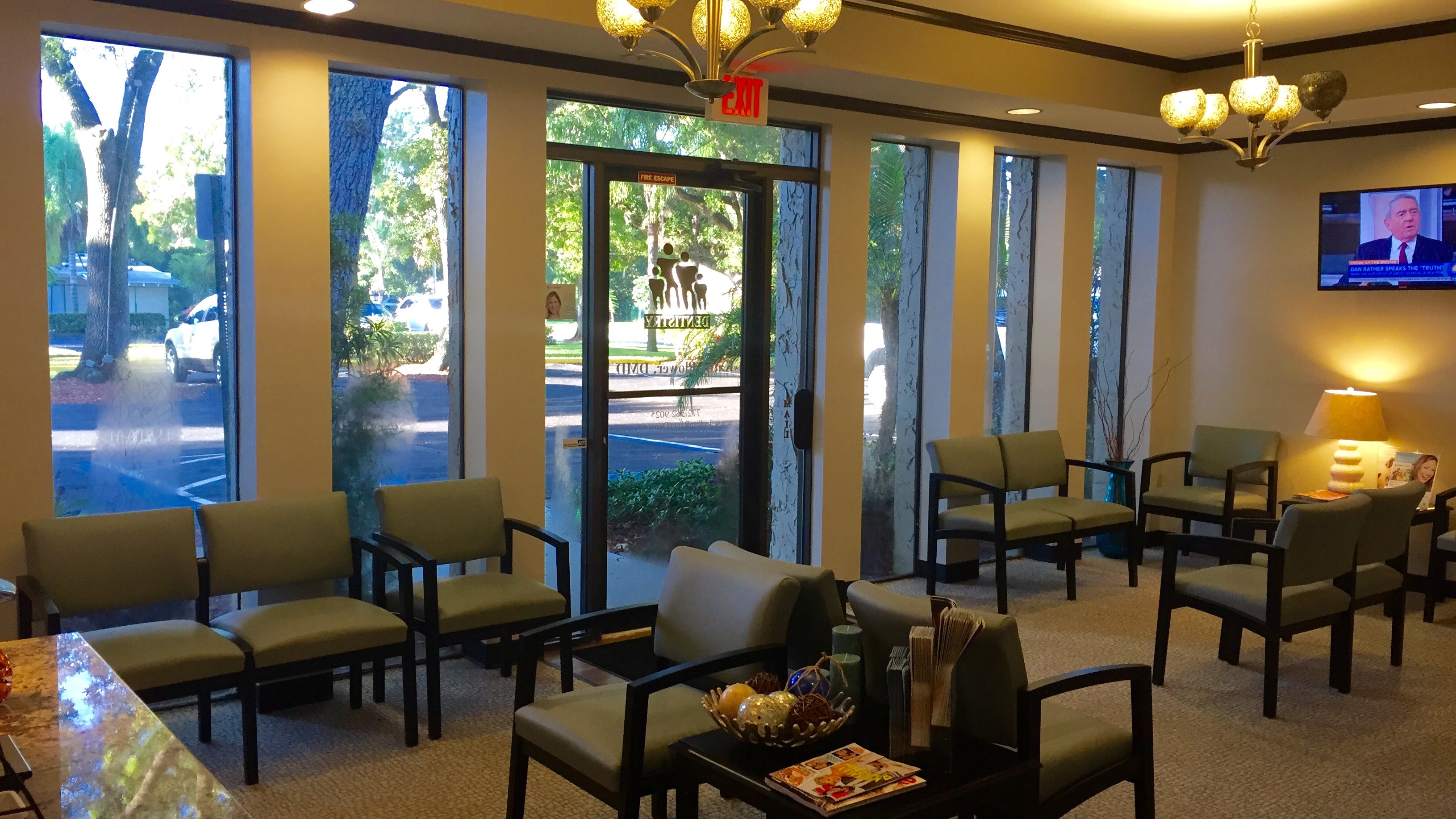 Waiting area, Indian River Dentistry. Dentist in Vero Beach, FL. 