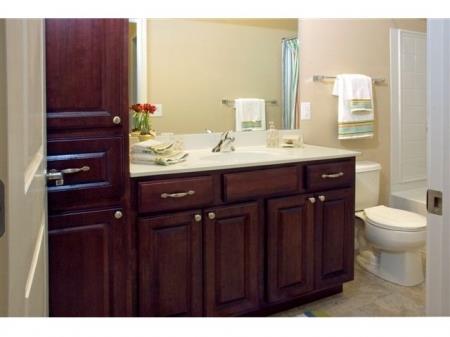 a bathroom with a toilet a sink and a mirror 