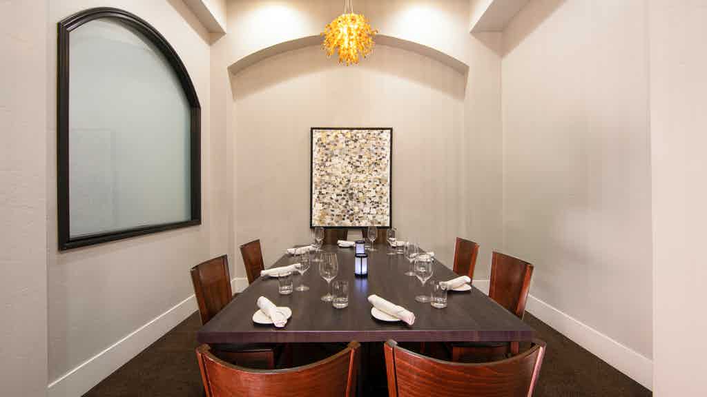 The Radda private dining room offers a space for up to 10 guests, making it a great choice for small group and family dinners.