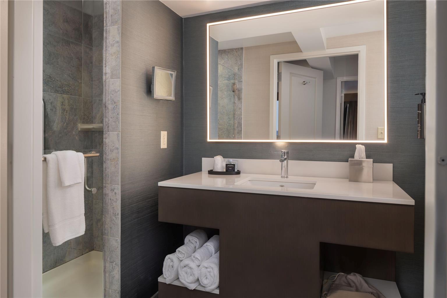 Guest room bath