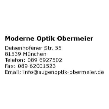 Optik Obermeier Optiker München in München - Logo
