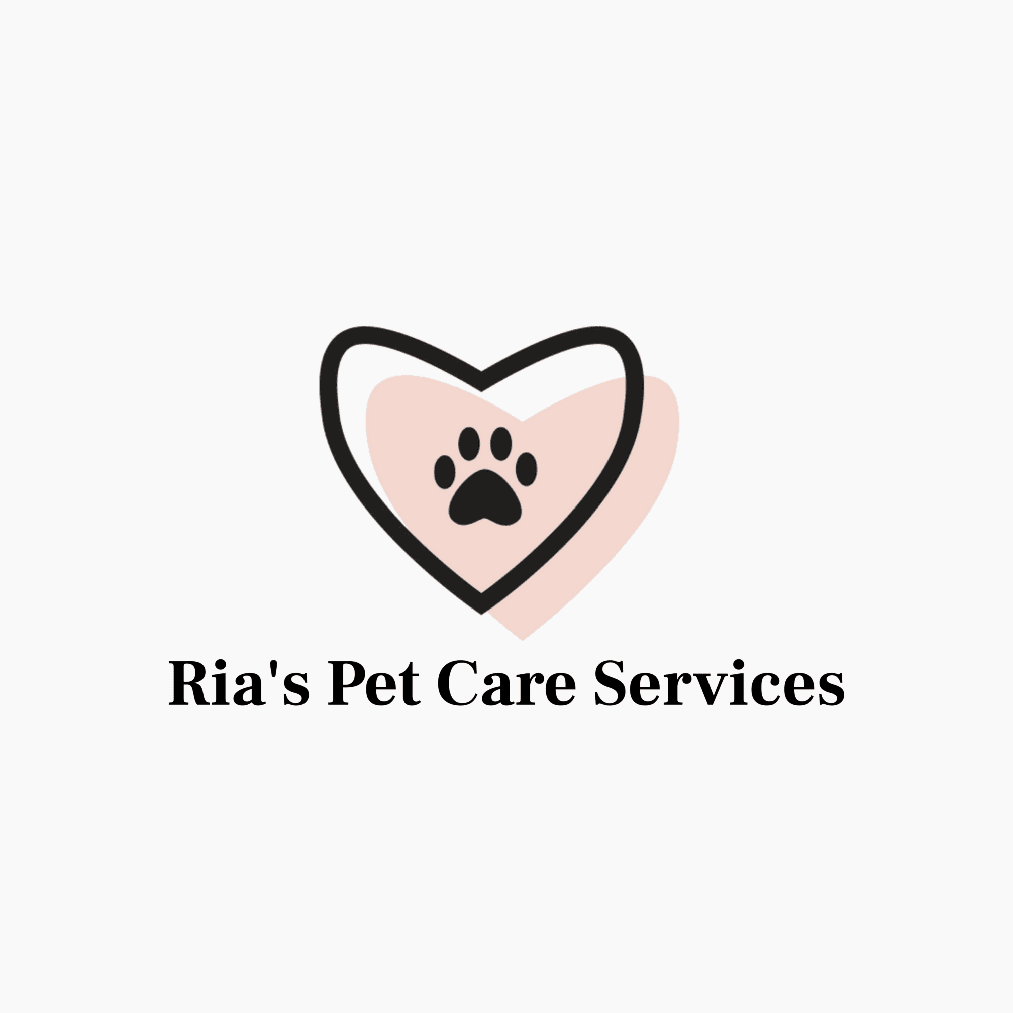 Ria's Pet Care Services Logo