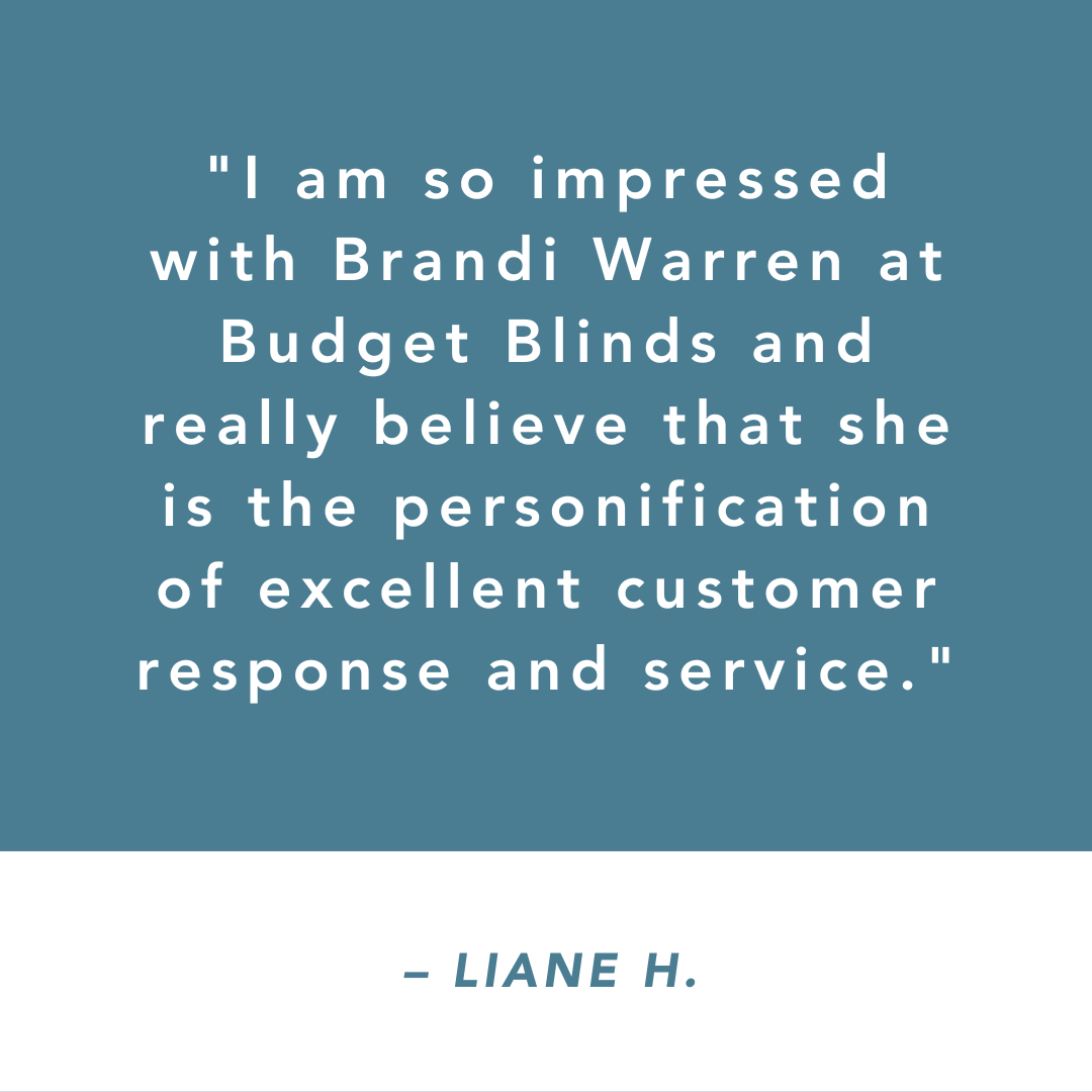 Thank you, Liane for this lovely shoutout for Brandi! We are so happy to hear you had a great experience with our team!