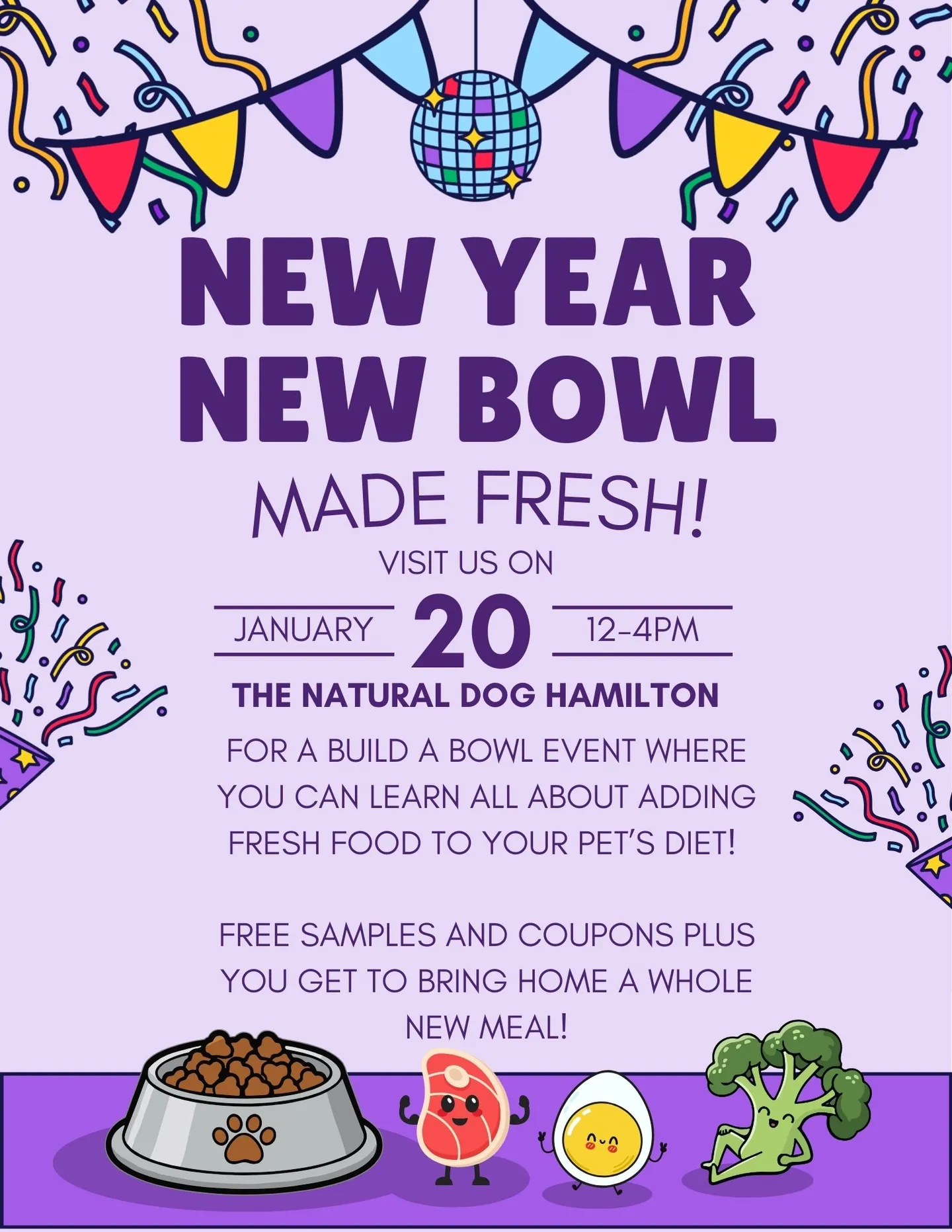 Image of Local Pet Event New Year New Bowl Nearby