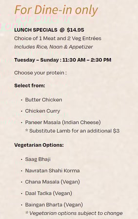 Images Tandoor Fine Indian Cuisine