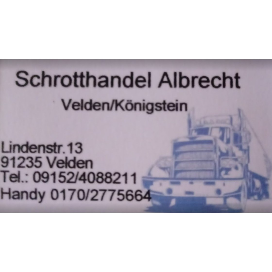 Schrotthandel Albrecht Daniela Altmetall in Velden in Mittelfranken - Logo