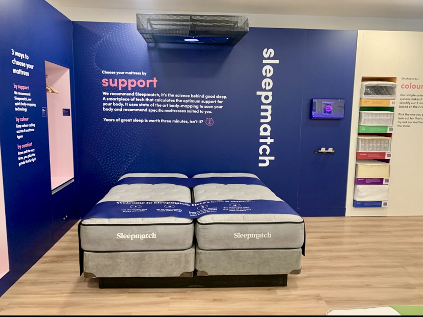 Head in-store for the full Sleepmatch&trade; experience. Our unique Sleepmatch&trade; technology matches you with your perfect bed.