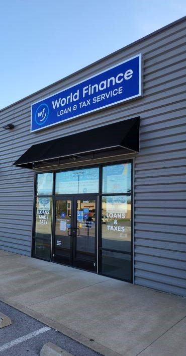 Front of Branch- Angle View World Finance Hopkinsville (270)885-8100