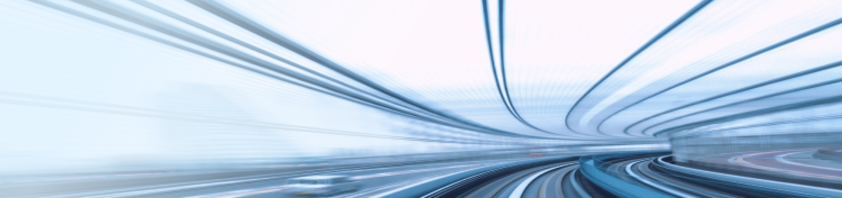 Abstract image of curved lines creating a tunnel effect.