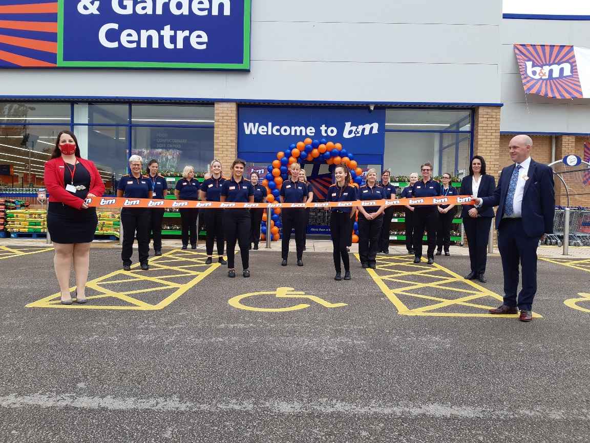 Staff at B&M's newest store in Doncaster are looking forward to welcoming their very first customers at their B&M Store & Garden Centre, located at Lakeside Village Outlet Shopping.