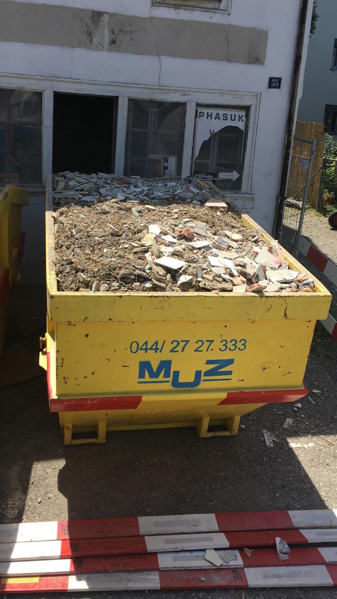 Muldenzentrale AG, Affolternstrasse 177 in Zürich