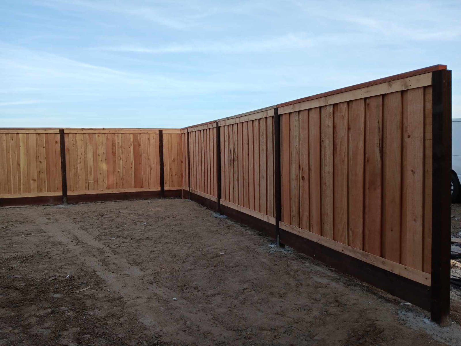 Cecilio Beto Home Installation - Wood fencing