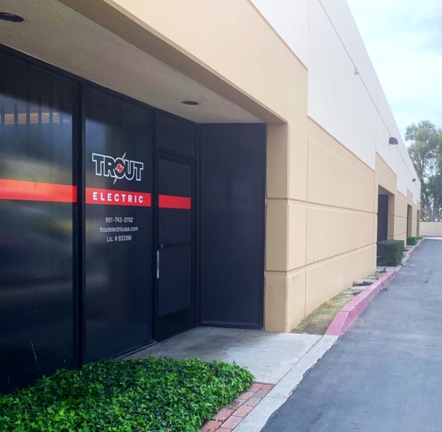 Trout Electric office exterior entrance