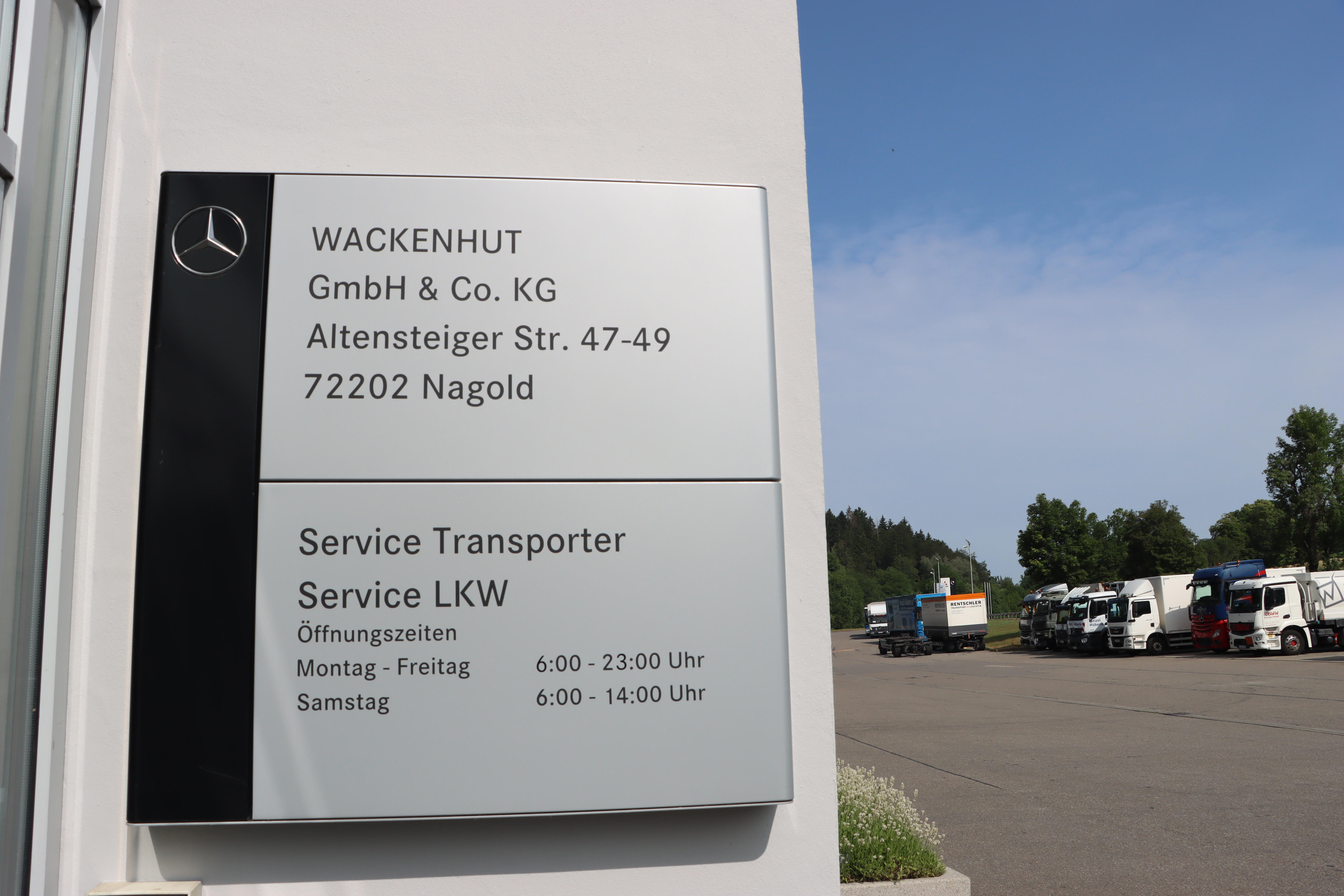 Kundenbild groß 3 Wackenhut GmbH & Co. KG Nagold Service Nfz