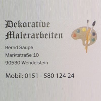 Dekorative Malerarbeiten Bernd Saupe in Wendelstein - Logo