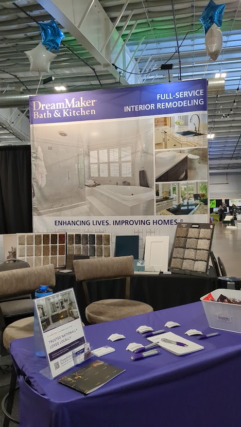 Our booth from the Home Show May 12th-14th. We had an amazing time! DreamMaker Bath & Kitchen of Larimer County Fort Collins (970)616-0900
