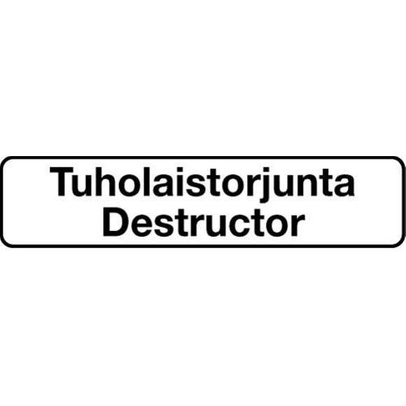 Tuholaistorjunta Oy Destructor Ab Logo