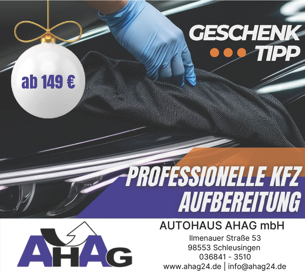 Autohaus AHAG mbH in Schleusingen - Logo