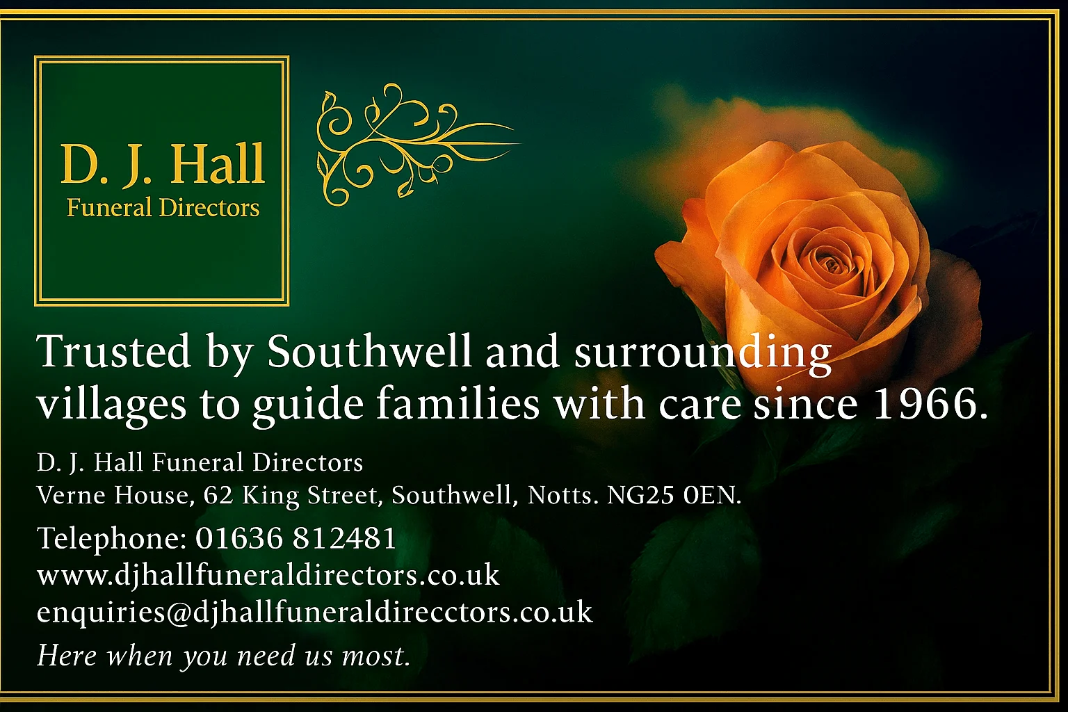 Images D. J. Hall Funeral Directors