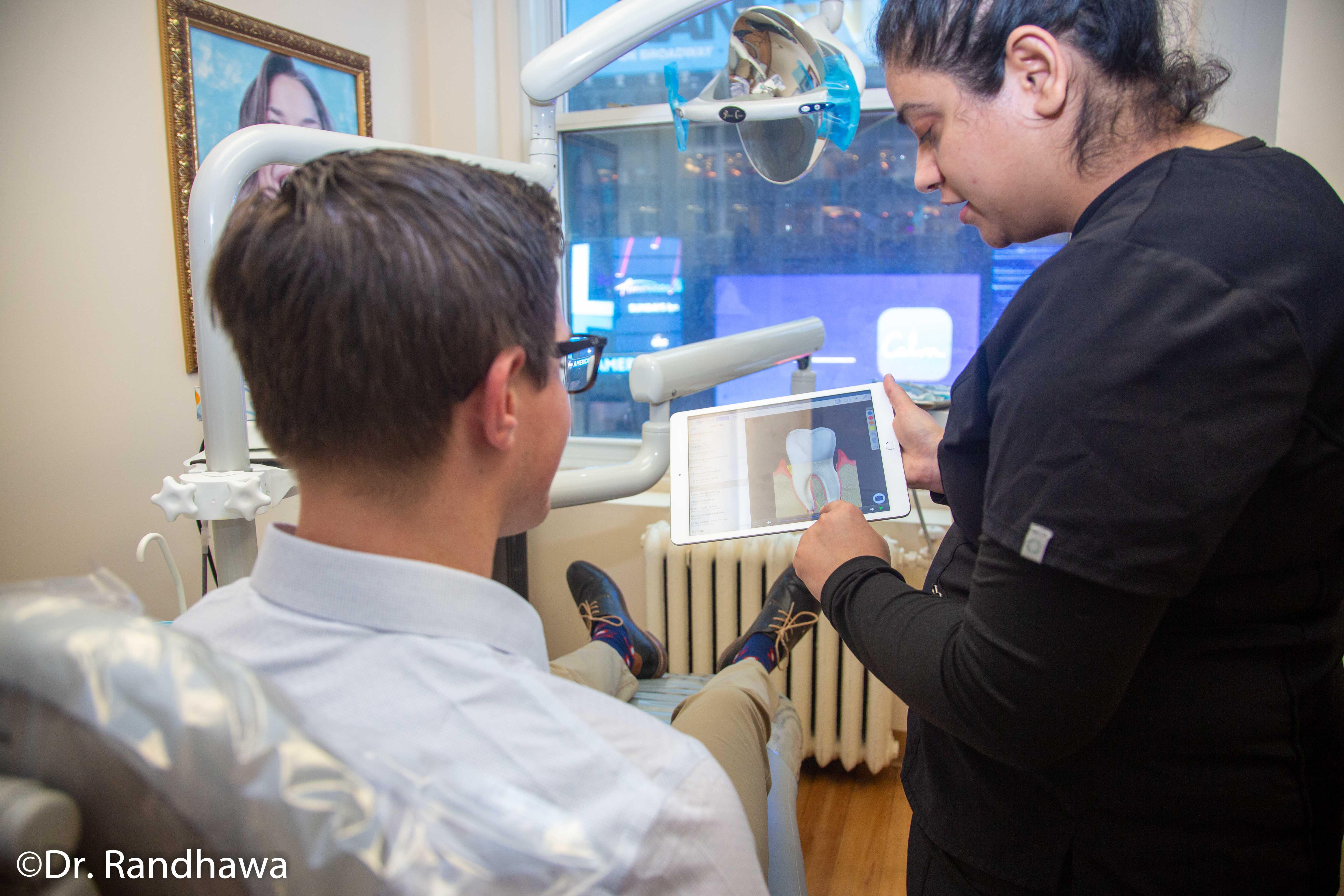 Midtown Dental Care patient with Hygienist