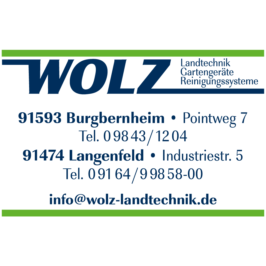 Logo WOLZ Landtechnik, Garten- und Reinigungsgeräte