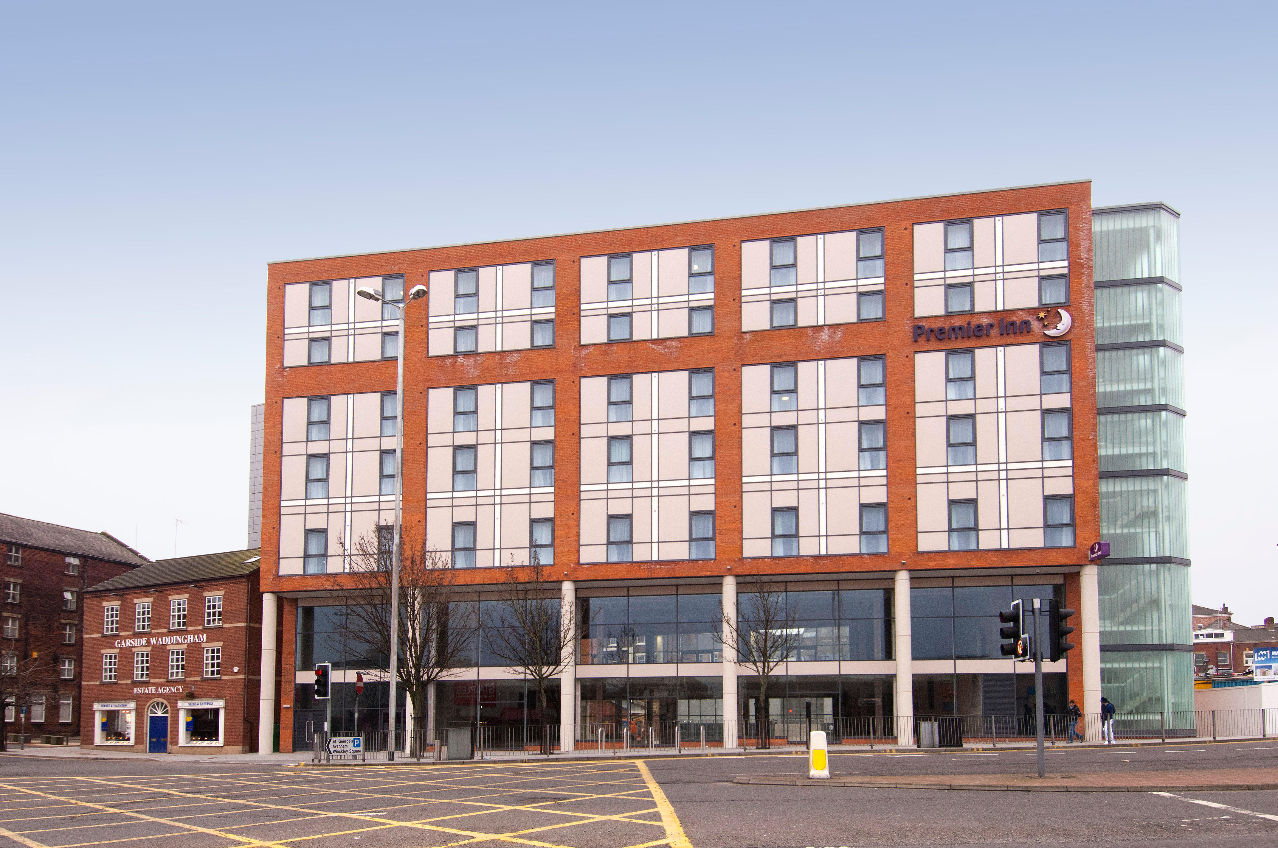 Premier Inn Preston Central hotel exterior Premier Inn Preston Central hotel Preston 03333 218335