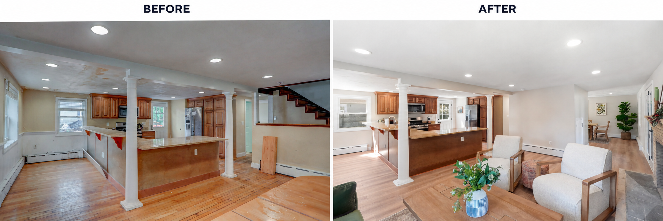 Before and After Transformation 