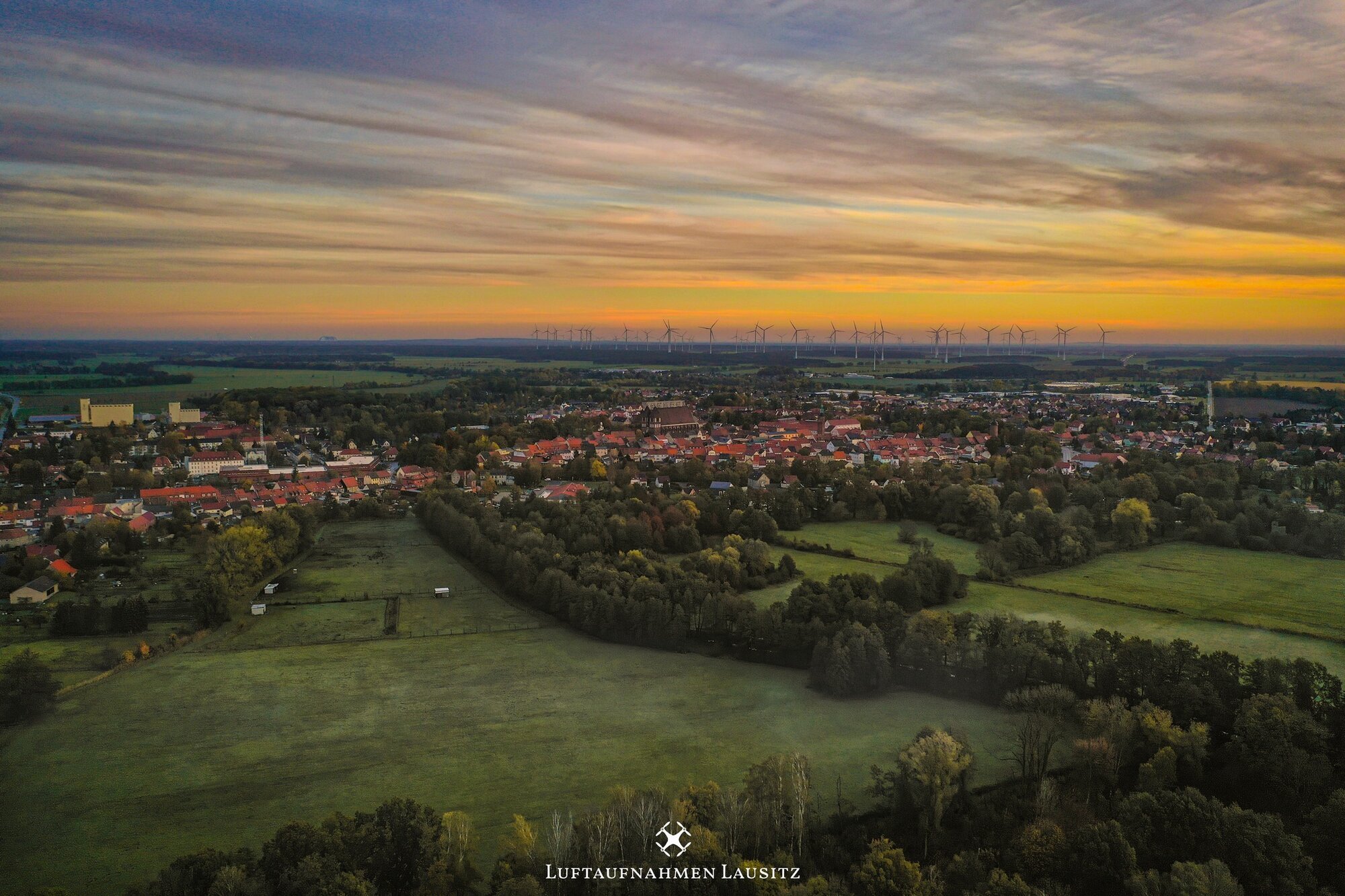 Luftaufnahmen Lausitz, Dresdener Straße 35 in Luckau