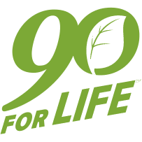 90 For Life Youngevity Logo