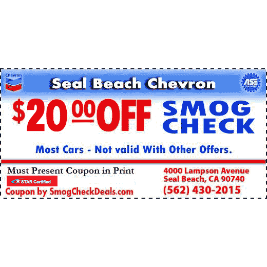 Seal Beach Chevron Auto Repair Logo