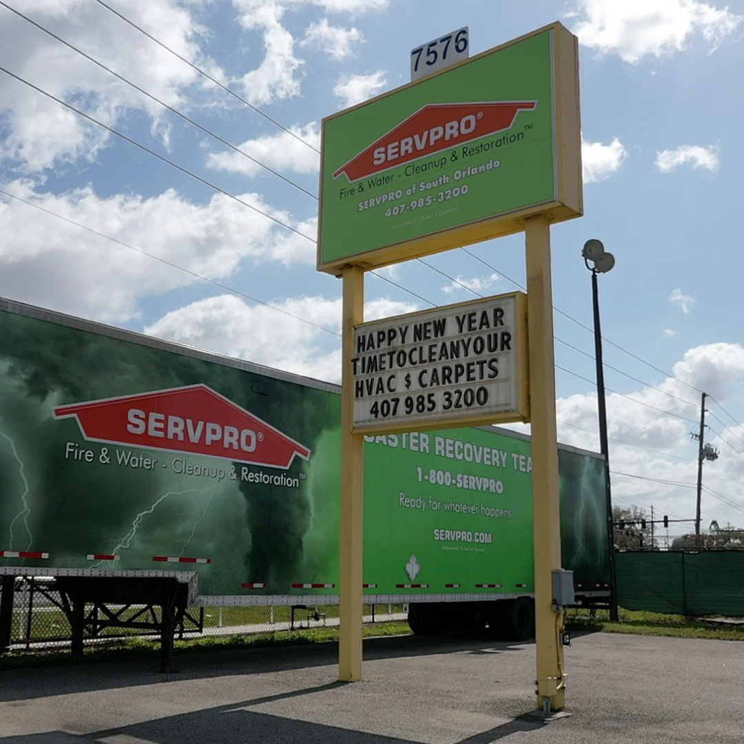 SERVPRO of South Orlando is conveniently located in the heart of Orlando, FL. With our close proximity to Orlando neighborhood and rapid response times, we are faster to any size disaster™.