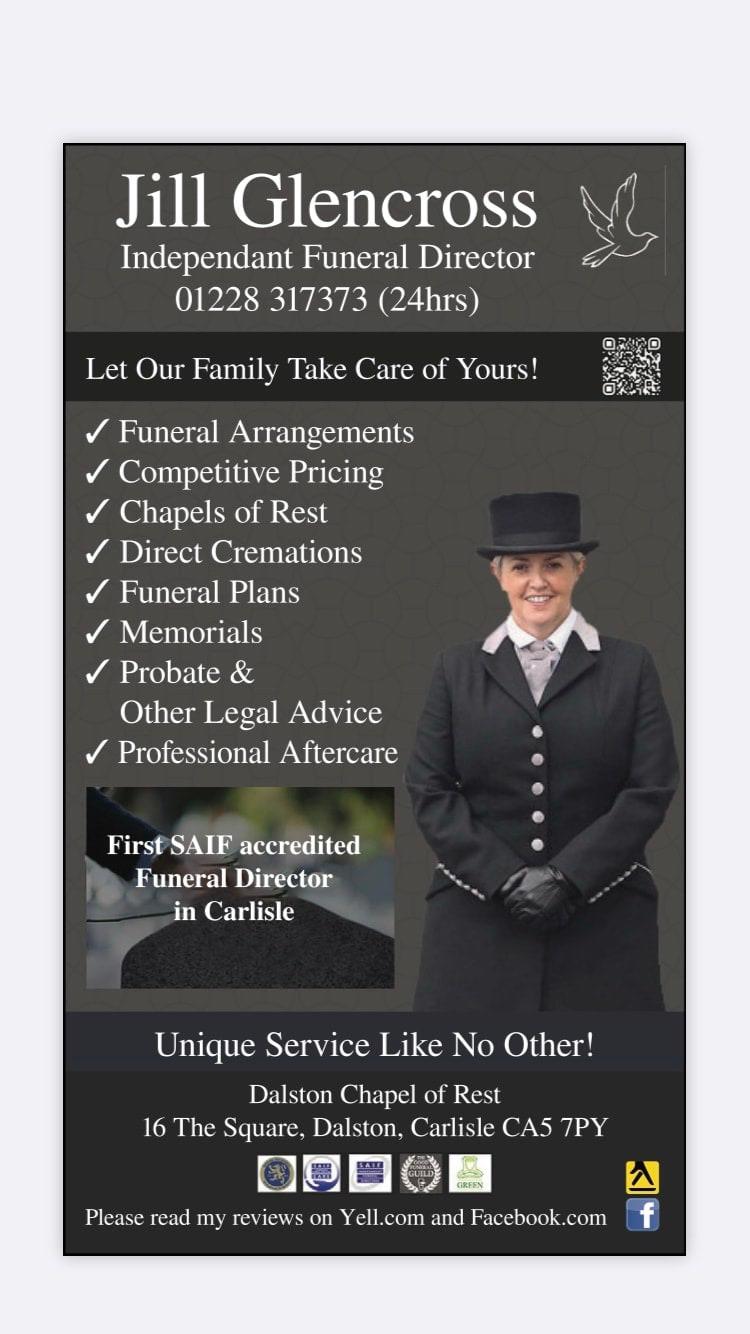 Images Jill Glencross Independent Funeral Director