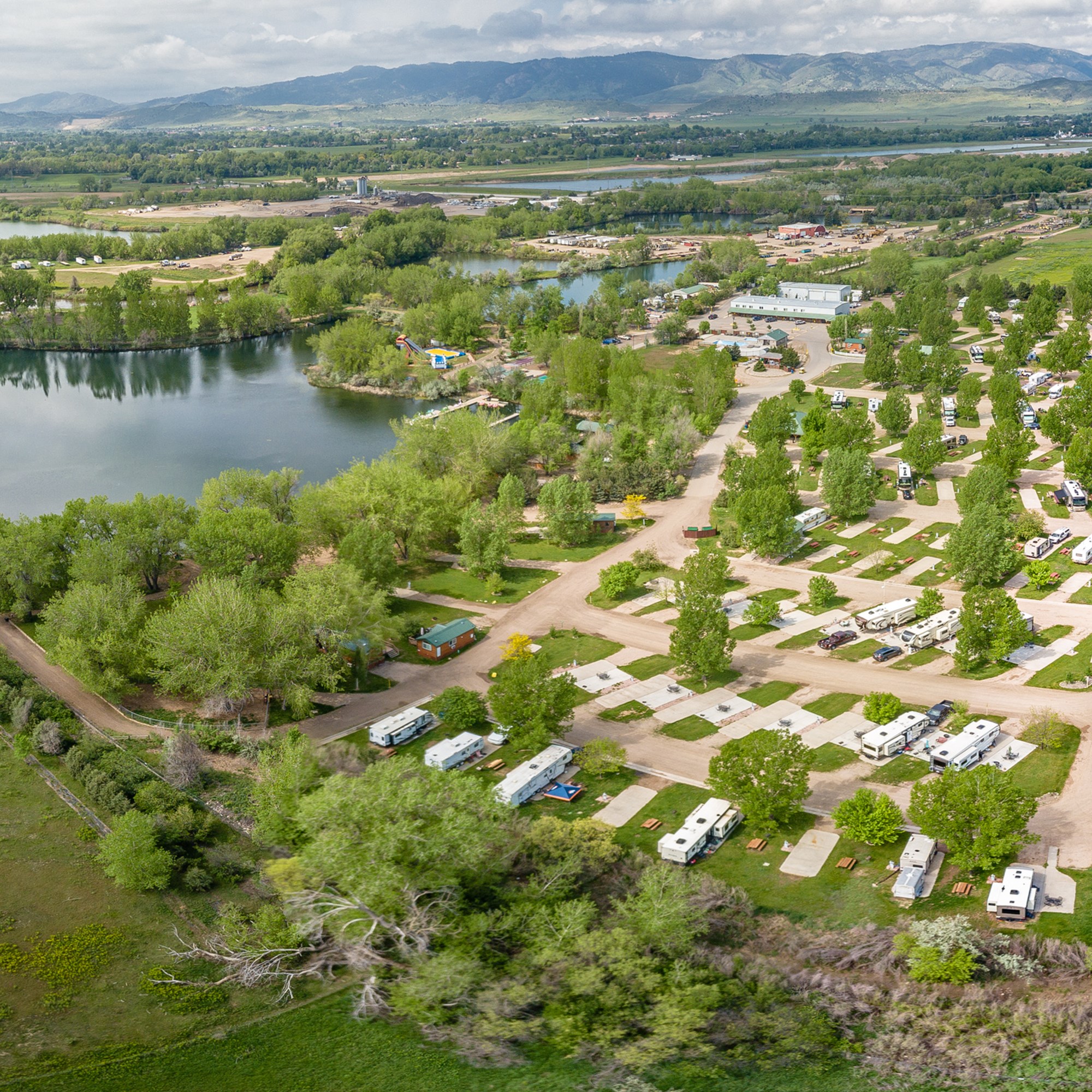 Fort Collins / Lakeside KOA Holiday Camp Grounds Fort Collins Colorado