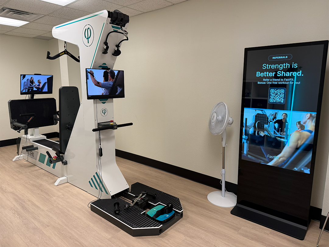 Interior view of the Great Hills FastFit studio