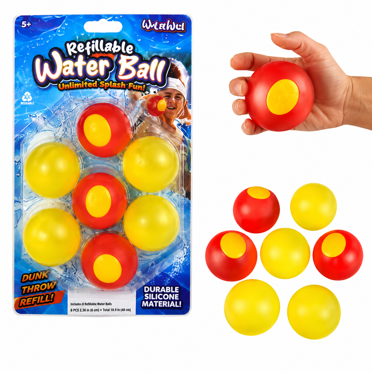 Make a splash this summer with reusable water balls from Timeless Toys. These eco-friendly, easy-to- 