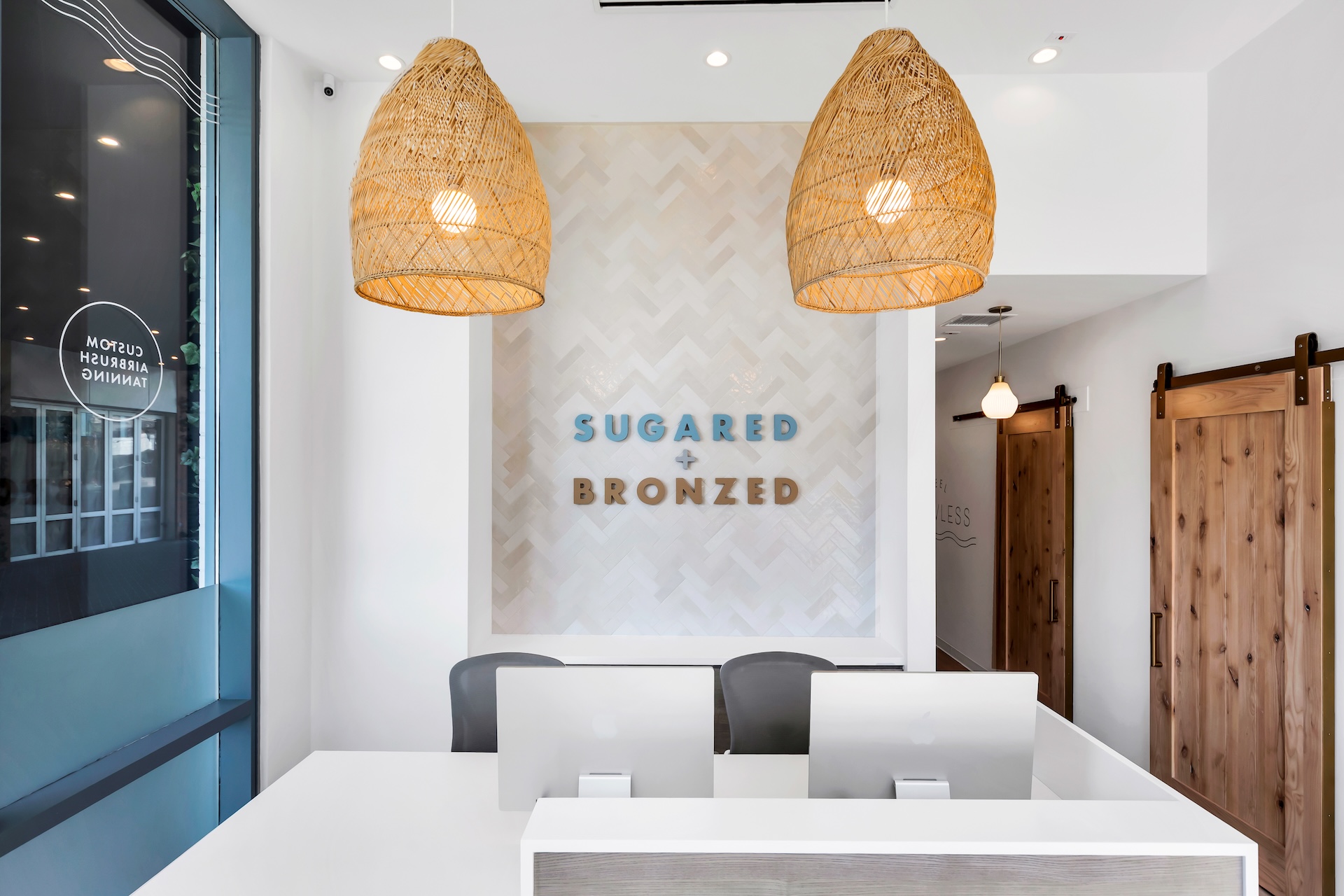 SUGARED + BRONZED Northern Liberties Reception Desk