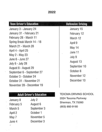 Images Texoma Driving School Inc