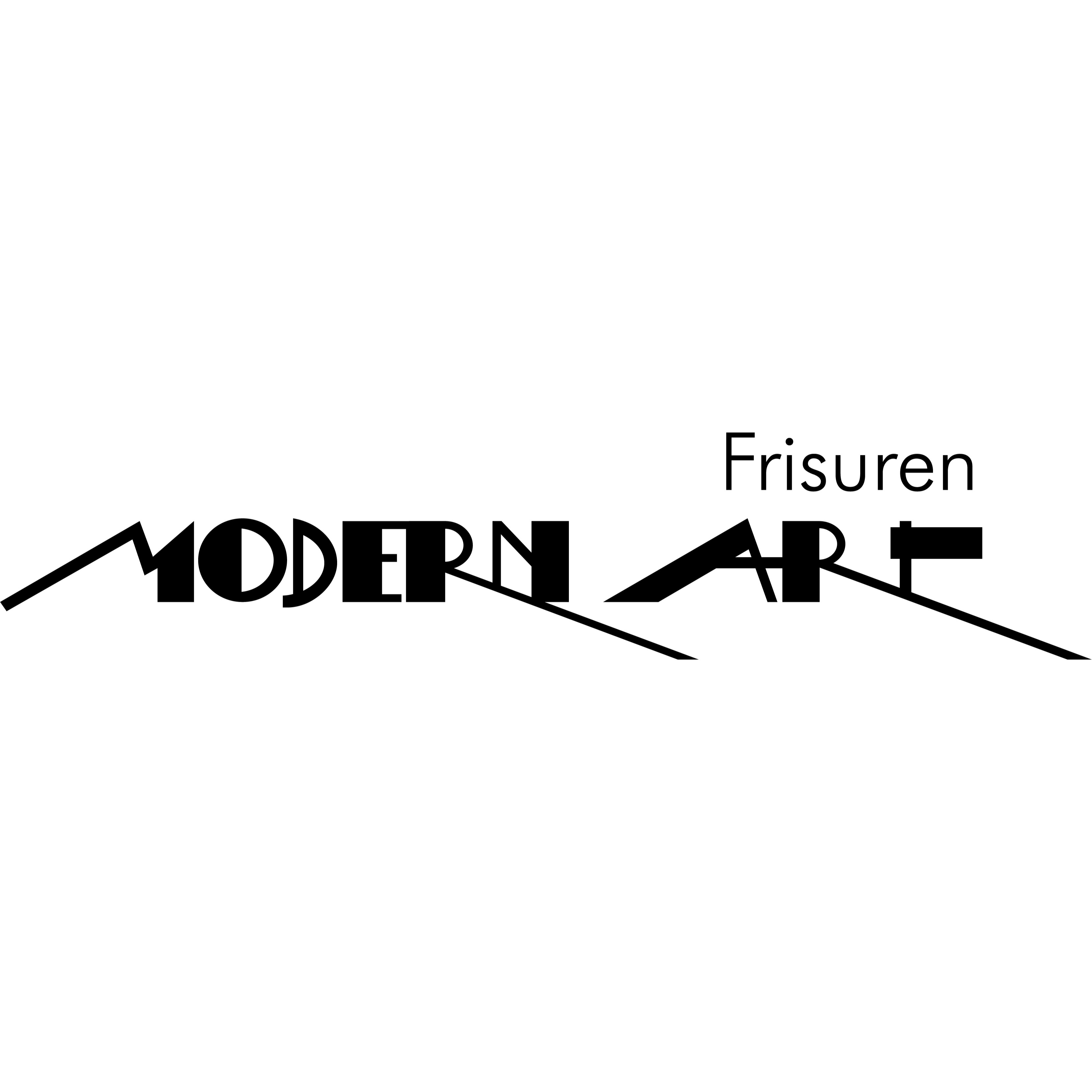 Logo Frisuren Modern Art
