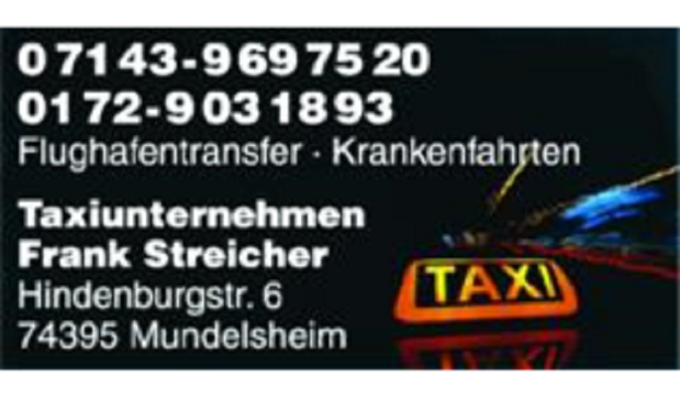 Bild 1 Taxiunternehmen Frank Streicher in Mundelsheim