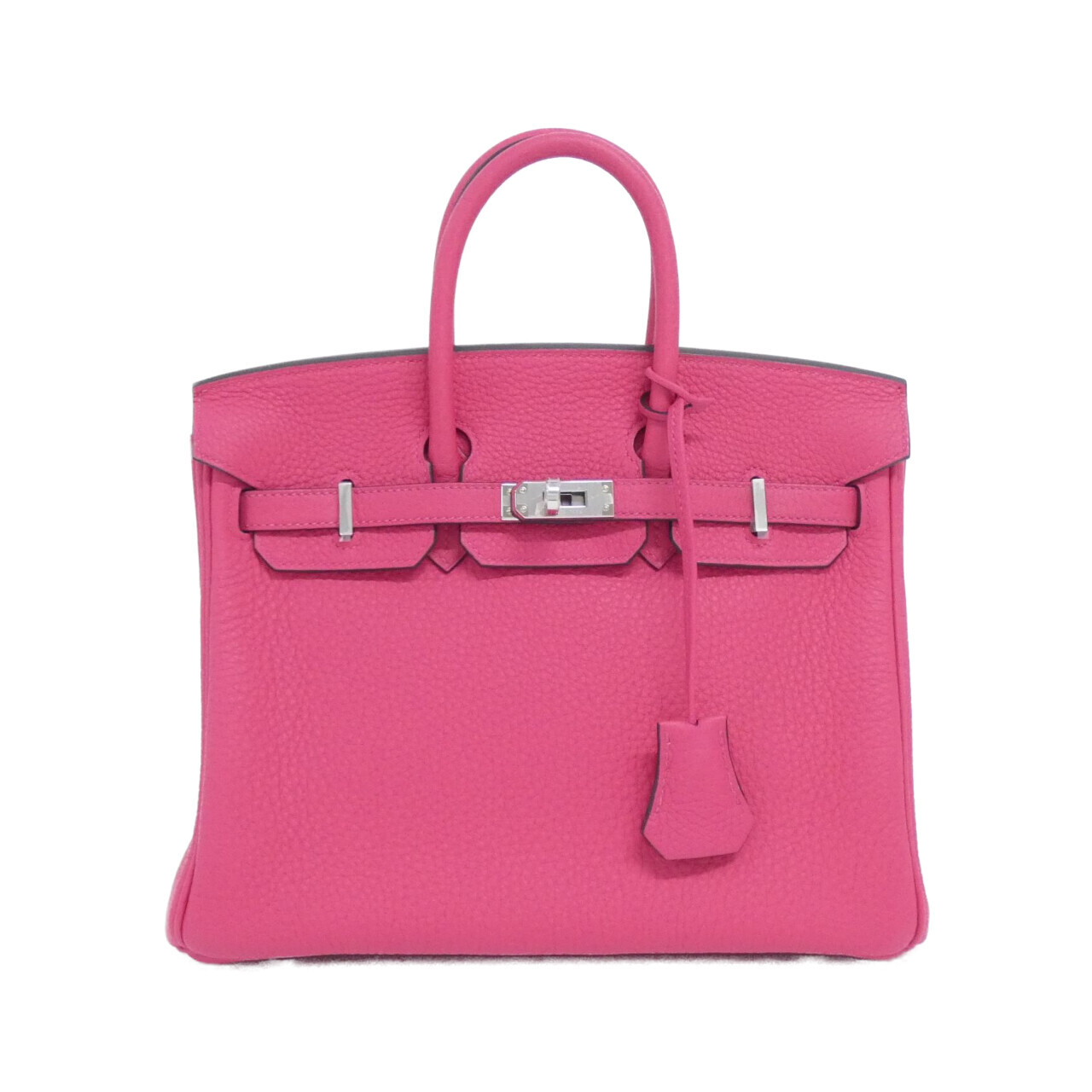 エルメス バーキン 25cm 041344CK トゴ ROSE MEXICO シルバー金具 K刻印
