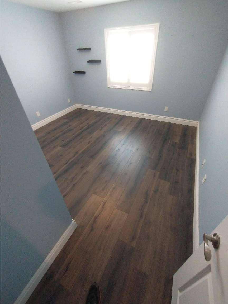 We can't get over with this install!  We tore out the existing carpet and replaced it with this laminate product. It looks flawless in this bedroom! Call Home Solutionz Today For Your Flooring Project <(623) 289-3880>. Home Solutionz - Tempe is Licensed, Bonded, and Insured. Home Solutionz offers 12 - 24 Months 0% Financing Through Wells Fargo. Home Solutionz Tempe - 3125 S 52nd St, Suite 107 Tempe, AZ 85282 United States  Laminate  FloorInstallation  Flooring