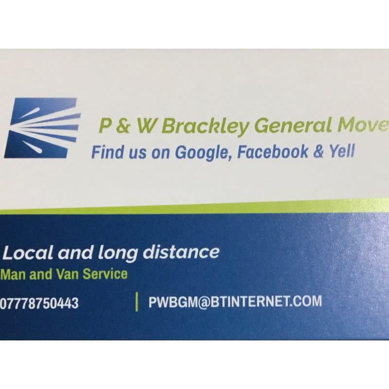 P & W Brackley General Movers - Brackley, Northamptonshire NN13 6HW - 07778 750443 | ShowMeLocal.com