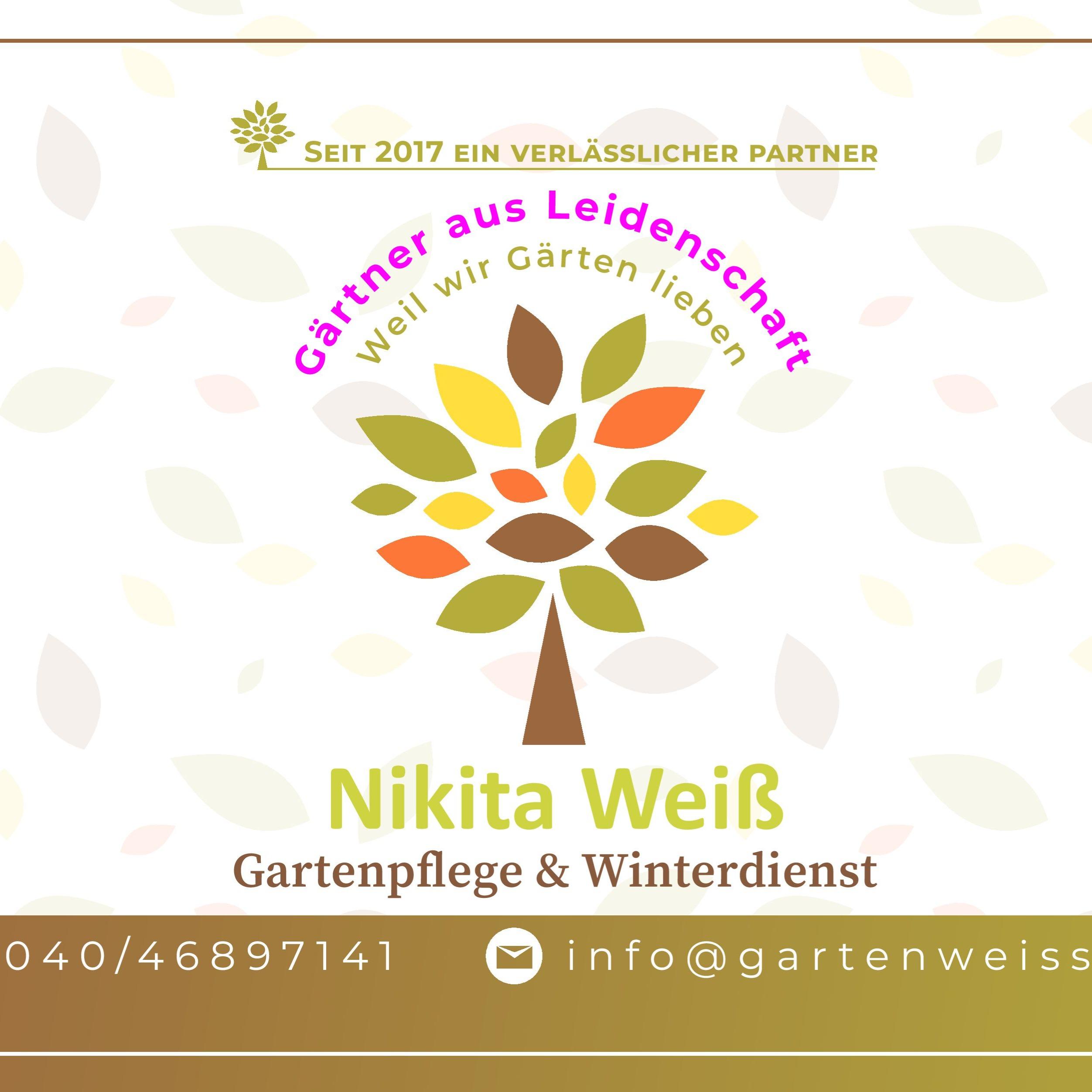 Kundenlogo Nikita Weiß Gartenpflege & Winterdienst