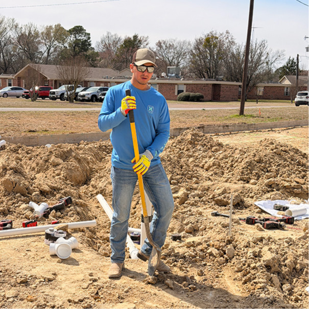 A&J Plumbing and Construction crew working in new construction plumbing in emory texas 