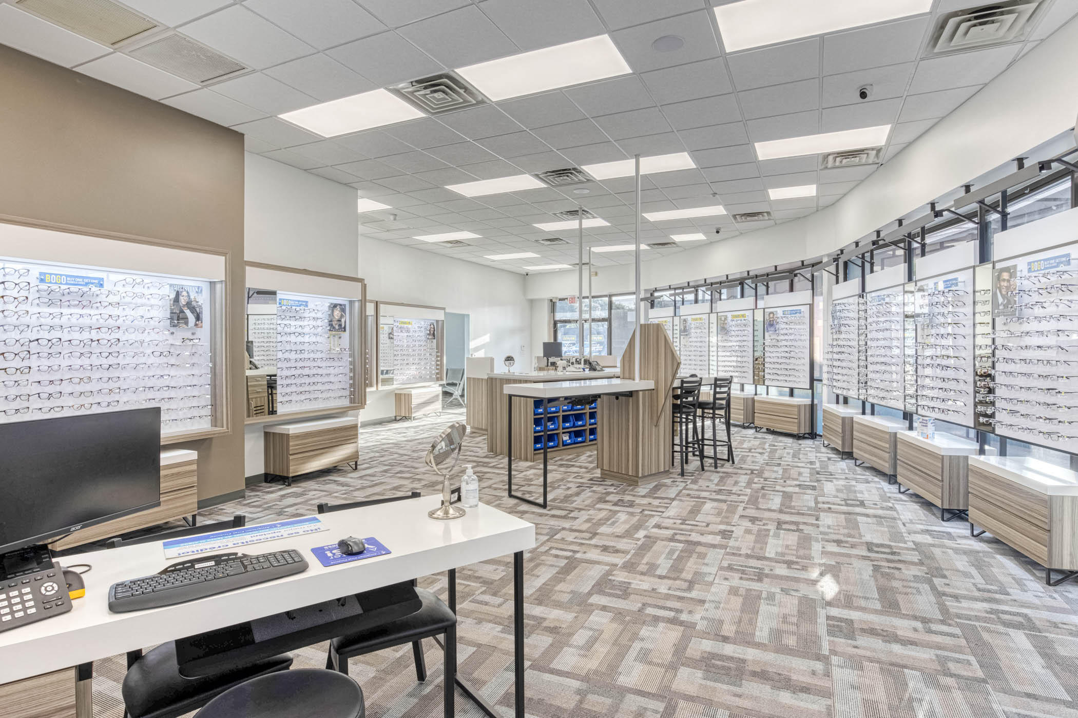 Interior at My Eyelab optical store in San Antonio, TX 78216